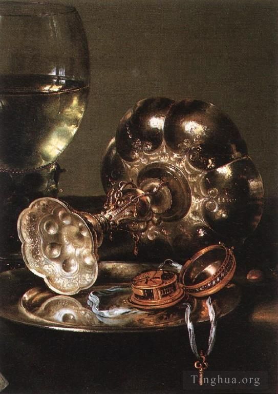 Willem Claeszoon Heda Oil Painting - PieDet still lifes