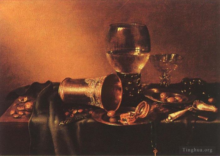 Willem Claeszoon Heda Oil Painting - Still Life 1657