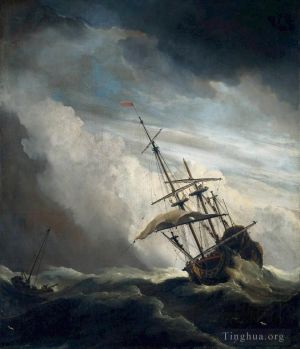 Artist Willem van de Velde the Younger's Work - Ship