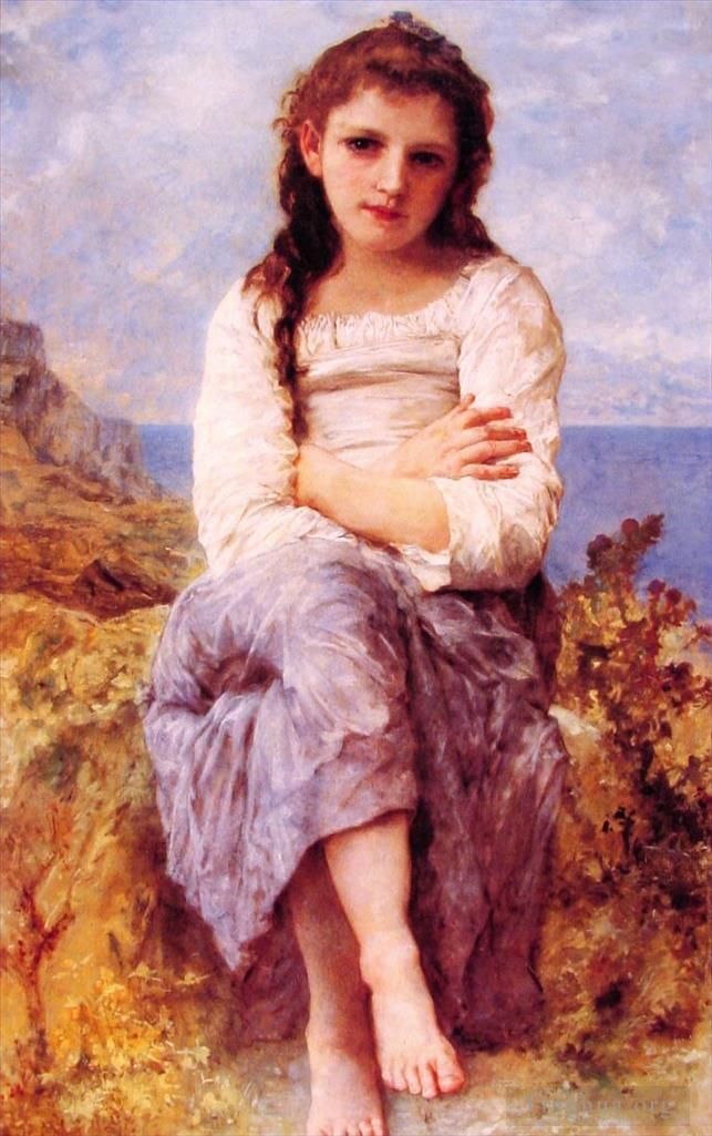 William-Adolphe Bouguereau Oil Painting - Far Niente