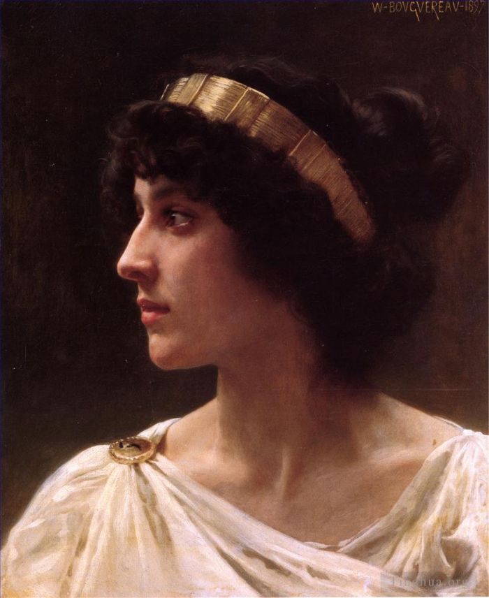 William-Adolphe Bouguereau Oil Painting - Irene