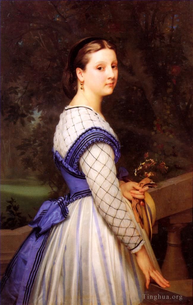 William-Adolphe Bouguereau Oil Painting - La Comtesse de Montholon