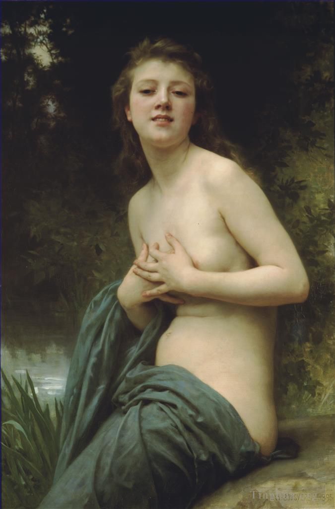 William-Adolphe Bouguereau Oil Painting - La brie du printemps