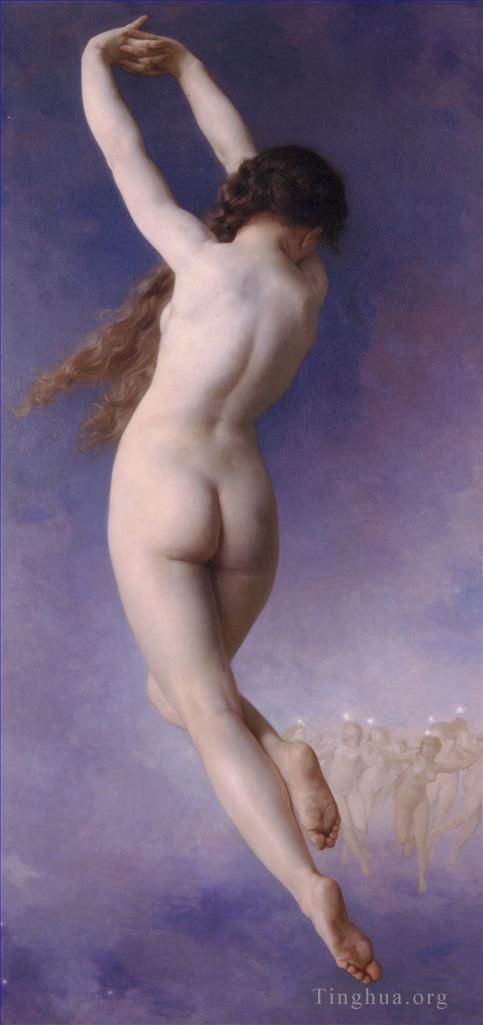 William-Adolphe Bouguereau Oil Painting - Lost Pleiad