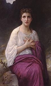 William-Adolphe Bouguereau Oil Painting - Psyche