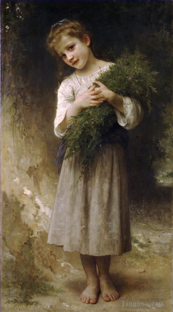 William-Adolphe Bouguereau Oil Painting - Retour des champs