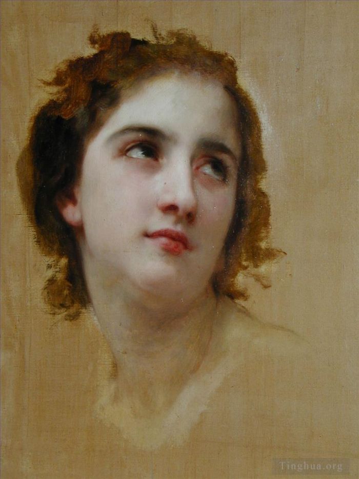 William-Adolphe Bouguereau Oil Painting - Unfinished detail