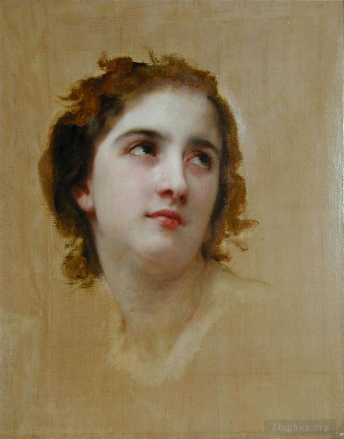 William-Adolphe Bouguereau Oil Painting - Unfinished