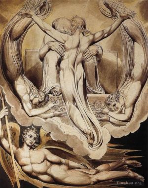 Artist William Blake's Work - Christ As The Redeemer Of Man