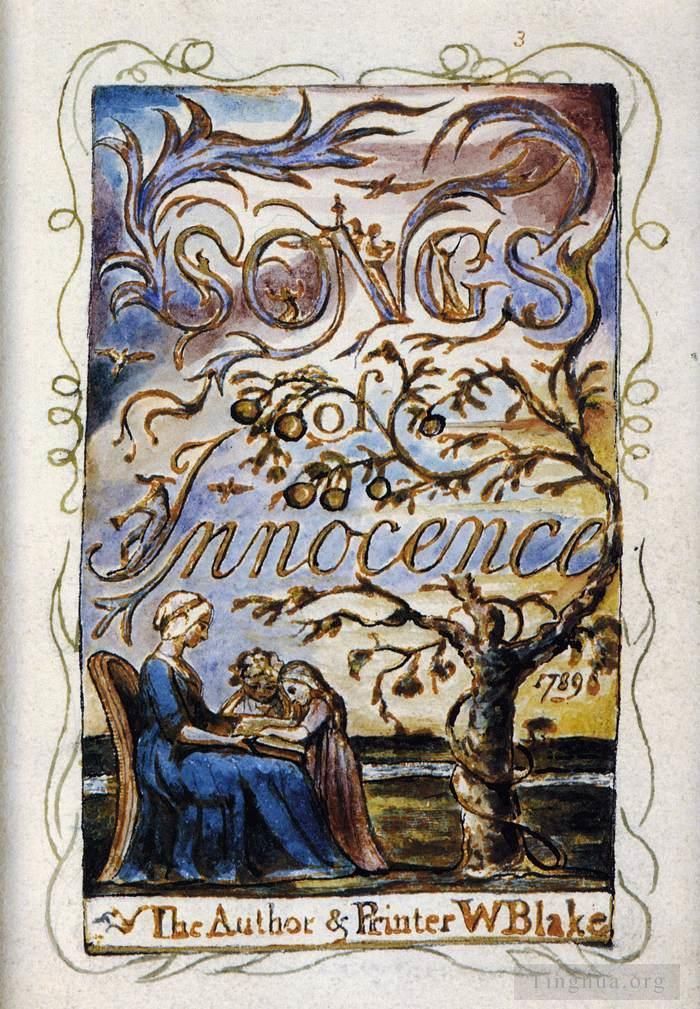 William Blake Various Paintings - Songs Of Innocence