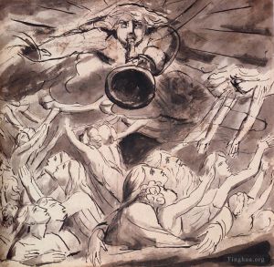 Artist William Blake's Work - The Resurrection
