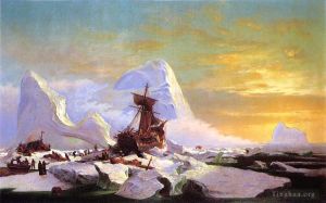 Artist William Bradford's Work - Crushed in the Ice
