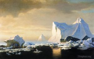 Artist William Bradford's Work - Icebergs in the Arctic 188seascape