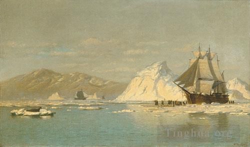 William Bradford Oil Painting - Off Greenland