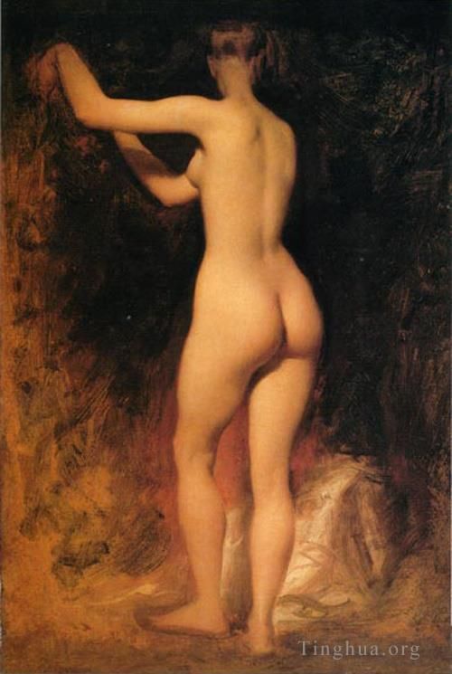 William Etty Oil Painting - Nude Study