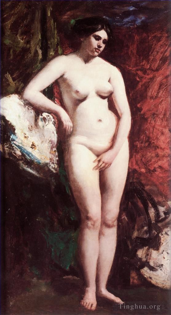 William Etty Oil Painting - Standing Nude