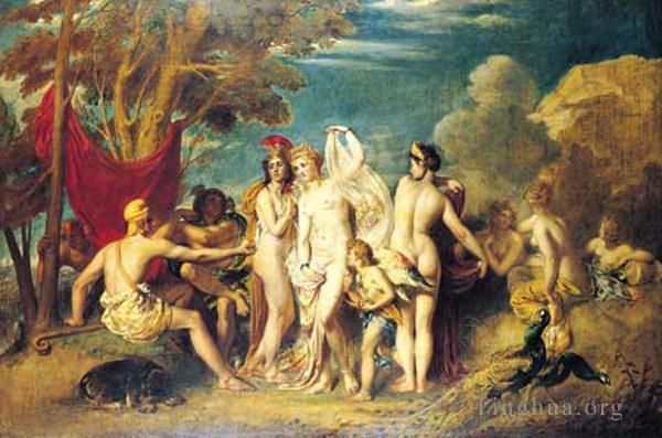 William Etty Oil Painting - The Judgement of Paris