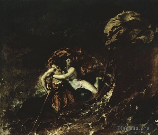 William Etty Oil Painting - The Storm