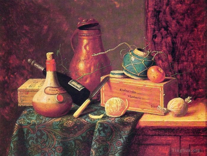 William Michael Harnet Oil Painting - Still Life 1883