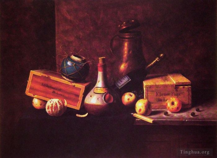 William Michael Harnet Oil Painting - Still Life 1884