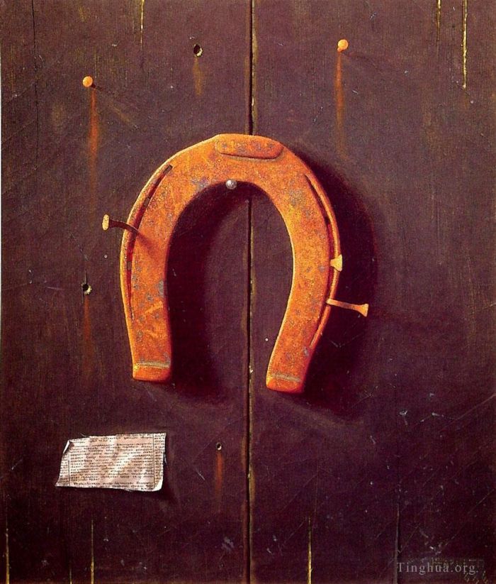 William Michael Harnet Oil Painting - The Golden Horshoe