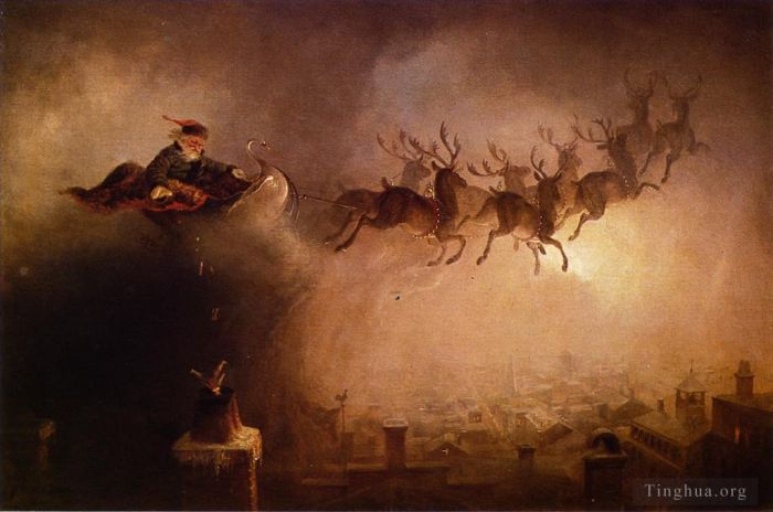 William Holbrook Beard Oil Painting - Santa Claus