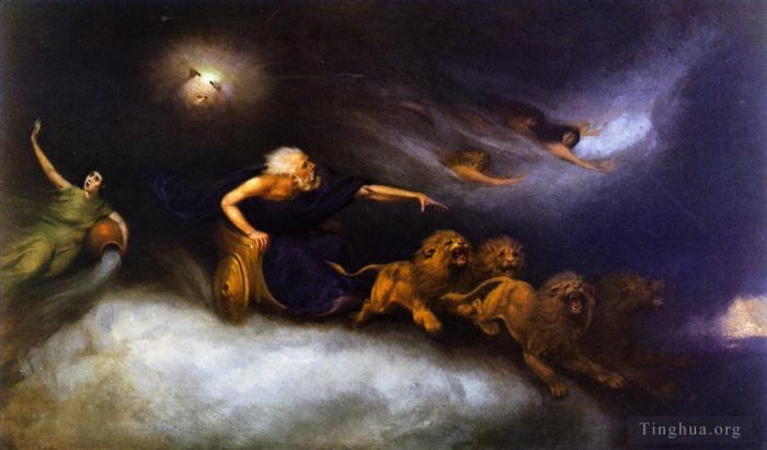William Holbrook Beard Oil Painting - The Spirit of the Storm