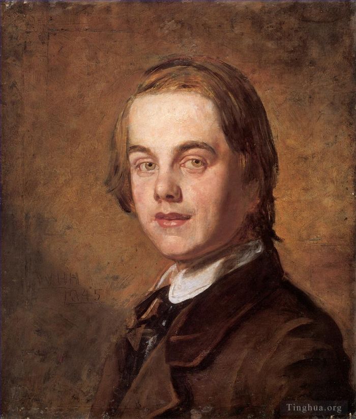 William Holman Hunt Oil Painting - Self Portrait
