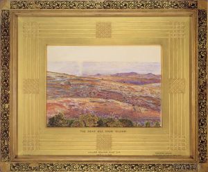 Artist William Holman Hunt's Work - The Dead Sea from Siloam