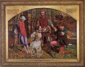 Artist William Holman Hunt's Work - Valentine rescuing Sylvia from Proteus