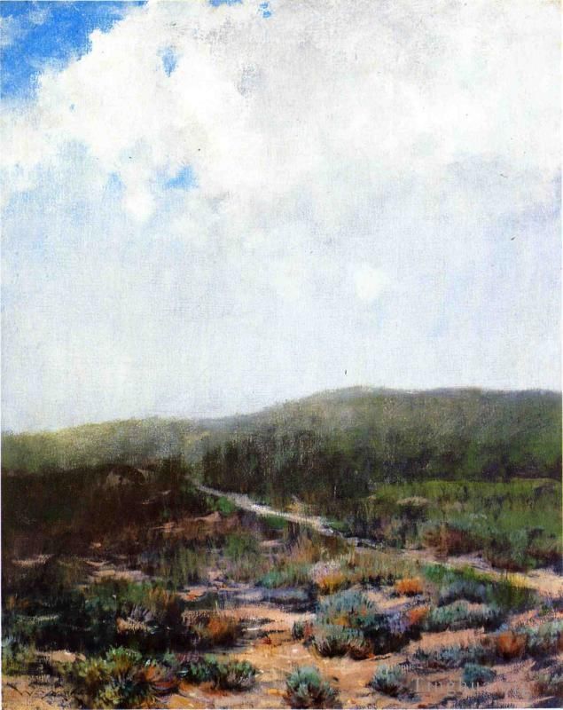William Merritt Chase Oil Painting - Dunes at Shinnecock