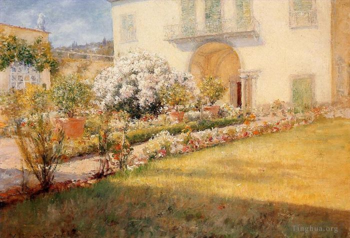 William Merritt Chase Oil Painting - Florentine Villa