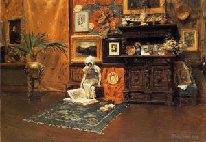 Artist William Merritt Chase's Work - In the Studio 1881