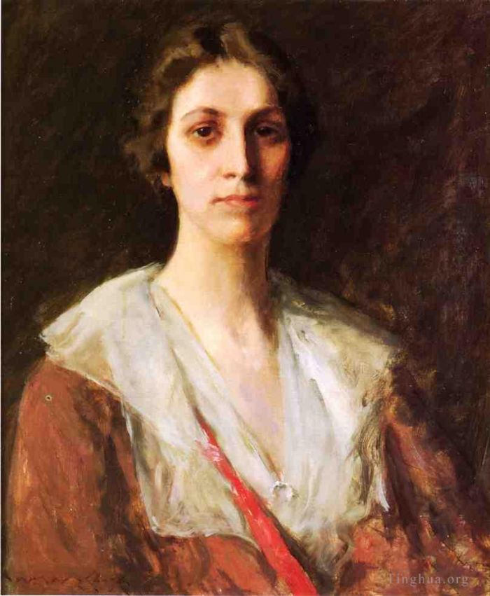William Merritt Chase Oil Painting - Miss Mary Margaret Sweeny