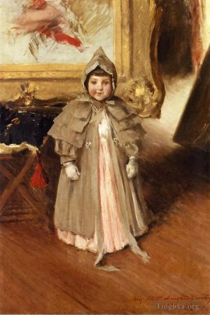 Artist William Merritt Chase's Work - My Little Daughter Dorothy
