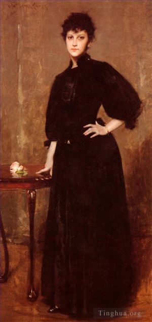Artist William Merritt Chase's Work - Portrait Of MrsC