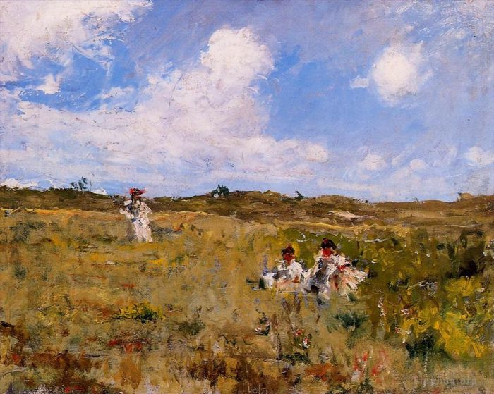William Merritt Chase Oil Painting - Shinnecock Landscape2
