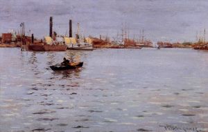 Artist William Merritt Chase's Work - The East River