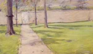 Artist William Merritt Chase's Work - The Garden Wall