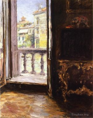 Artist William Merritt Chase's Work - Venetian Balcony