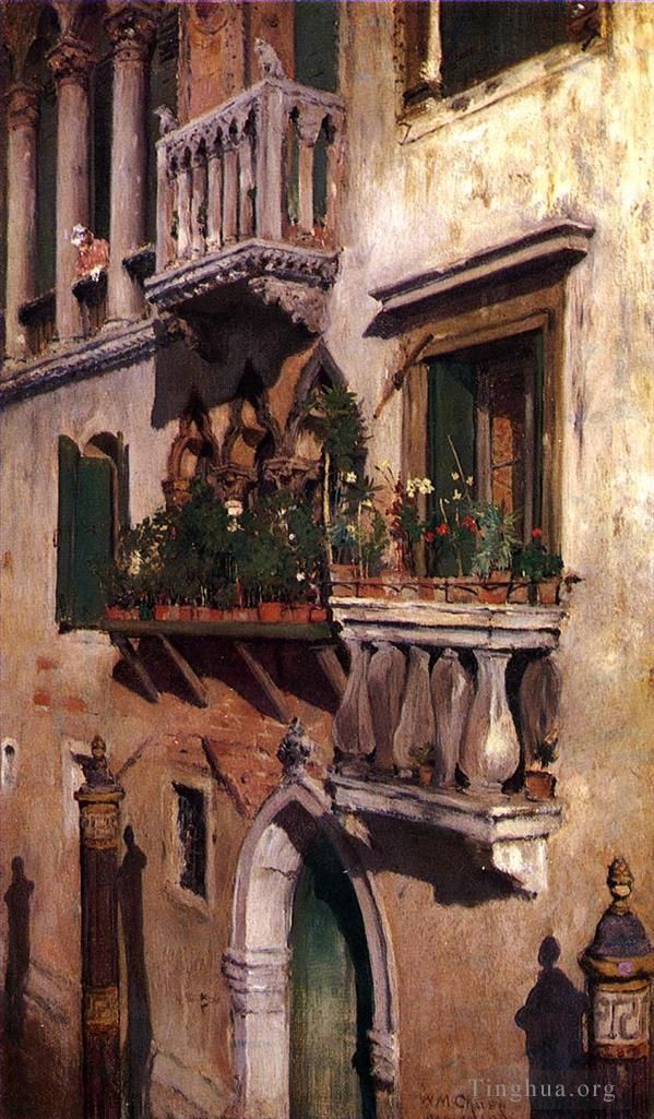 William Merritt Chase Oil Painting - Venice 1877