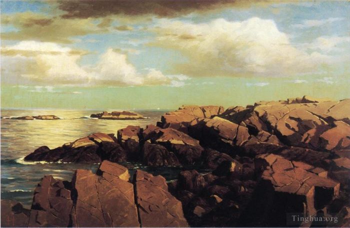 William Stanley Haseltine Oil Painting - After a Shower Nahant Massachusetts