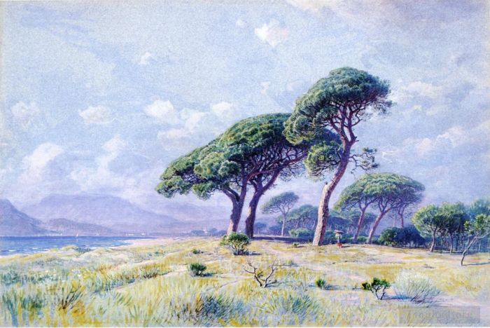 William Stanley Haseltine Oil Painting - Cannes