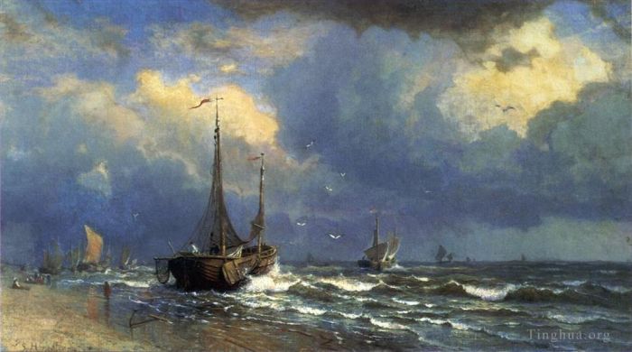 William Stanley Haseltine Oil Painting - Dutch Coast