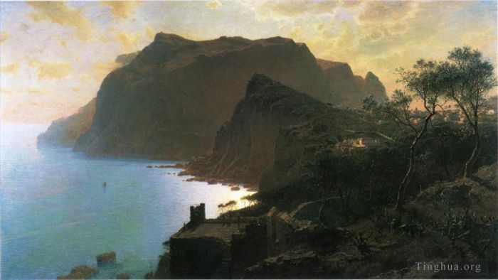 William Stanley Haseltine Oil Painting - The Sea from Capri