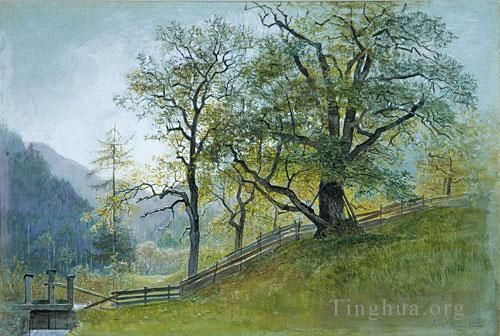 William Stanley Haseltine Oil Painting - Vahm In Tyrol Near Brixen