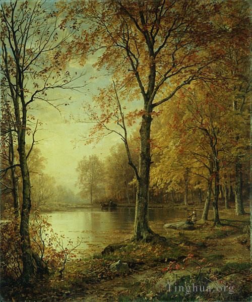 William Trost Richards Oil Painting - 4 Indian Summer