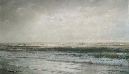 William Trost Richards Oil Painting - New Jersey Beach