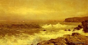 Artist William Trost Richards's Work - Rocky Sea Coast