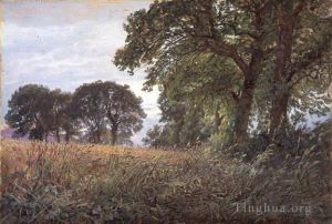Artist William Trost Richards's Work - Tennysons Farm Farmington Isle of Wight SMG